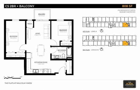 The Flats at Malcolm Yards Floor plan, Minneapolis, Minnesota